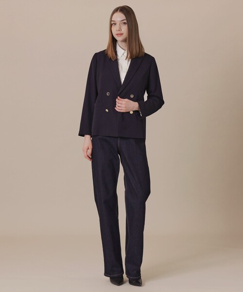 MACKINTOSH LONDON（マッキントッシュ ロンドン）の「クリアツイルジャケット（テーラードジャケット・レディース・ネイビー・38/40）」の3枚目の写真