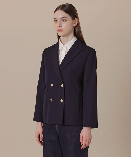 MACKINTOSH LONDON（マッキントッシュ ロンドン）の「クリアツイルジャケット（テーラードジャケット・レディース・ネイビー・38/40）」の5枚目の写真