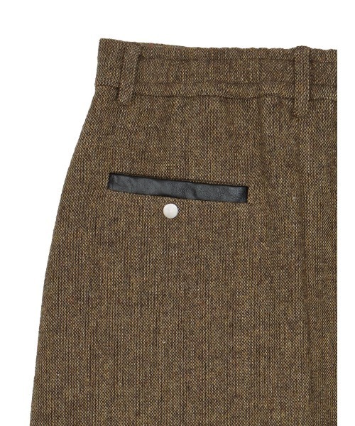 Ameri（アメリ）の「UND TWEED WORK DETAIL SKIRT（スカート・レディース・チャコールグレー/ブラウン・MEDIUM/SMALL）」の14枚目の写真