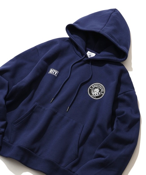 CORPUS SELECT(コーパストーキョー)の「【Manchester City/マンチェスターシティー】エンブレムロゴ ワッペン プルオーバー パーカー セットアップ(セットアップ・メンズ・ネイビー/グレー/ブラック・LL/M/L)」の14枚目の写真