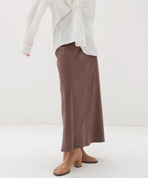 DRESSLAVE | suede long skirt(スエードロングスカート)(スカート)