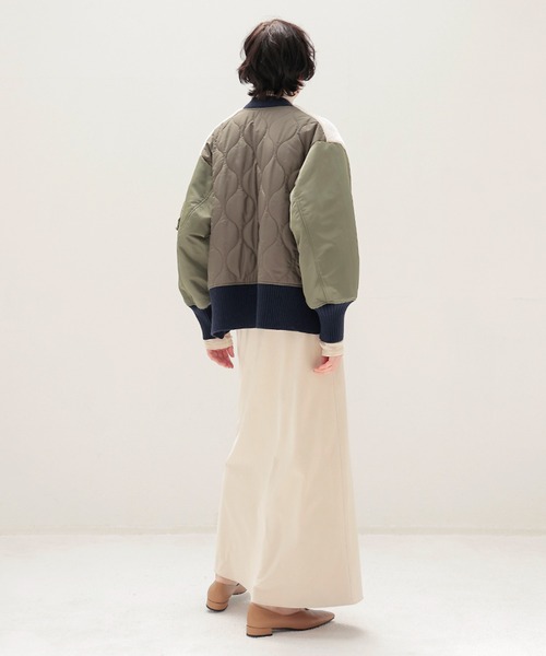 DRESSLAVE（ドレスレイブ）の「suede long skirt(スエードロングスカート)（スカート・レディース・ホワイト/ブラウン・38/36）」の11枚目の写真