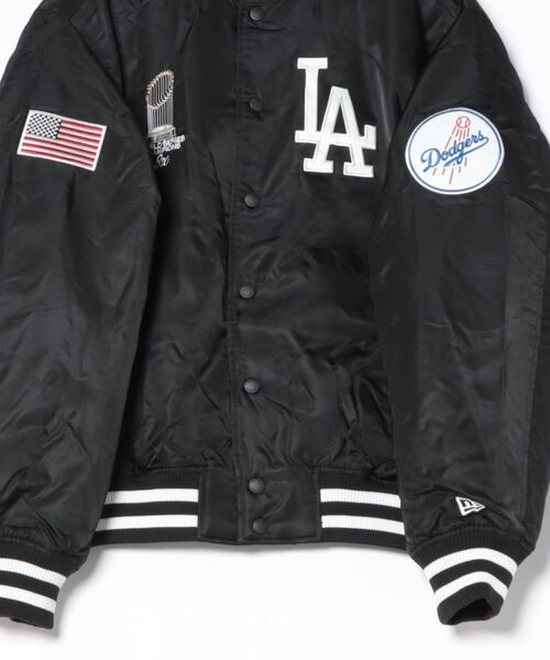 NEW ERA(ニューエラ)の「NEW ERA/ニューエラ AP MLB WRLD BLK JP ジャケット 14745633/14745634(スタジャン・メンズ・ブラック系その他2/ブラック系その他・M/L)」の5枚目の写真