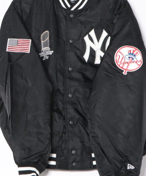 NEW ERA(ニューエラ)の「NEW ERA/ニューエラ AP MLB WRLD BLK JP ジャケット 14745633/14745634(スタジャン・メンズ・ブラック系その他2/ブラック系その他・M/L)」の6枚目の写真