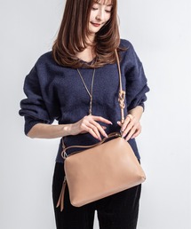 【GIANNI CHIARINI/ジャンニキアリーニ】2WAY レザーハンドバッグ ショルダーバッグ アリファ M BS 8148 COMM GRN