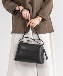 【GIANNI CHIARINI/ジャンニキアリーニ】2WAY レザーハンドバッグ ショルダーバッグ アリファ M BS 8148 COMM GRN