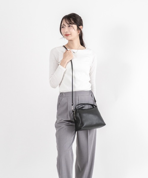 GIANNI CHIARINI（ジャンニ キアリーニ）の「【GIANNI CHIARINI/ジャンニキアリーニ】2WAY レザーハンドバッグ ショルダーバッグ アリファ M BS 8148 COMM GRN（ショルダーバッグ・レディース・ブラック・FREE）」の16枚目の写真