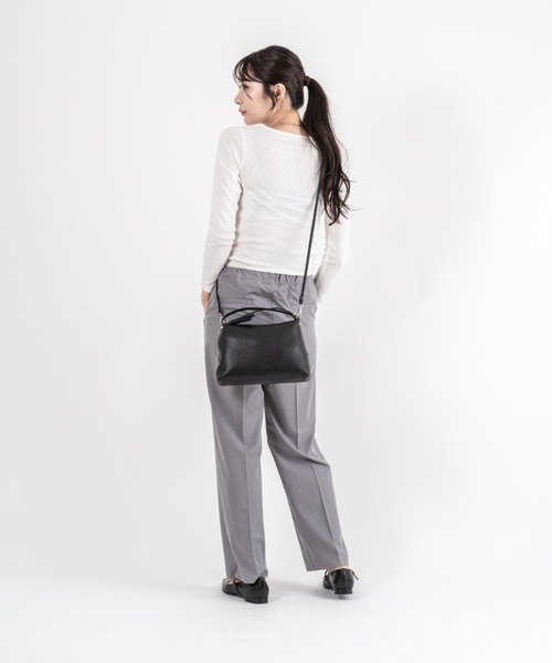 GIANNI CHIARINI（ジャンニ キアリーニ）の「【GIANNI CHIARINI/ジャンニキアリーニ】2WAY レザーハンドバッグ ショルダーバッグ アリファ M BS 8148 COMM GRN（ショルダーバッグ・レディース・ブラック・FREE）」の19枚目の写真