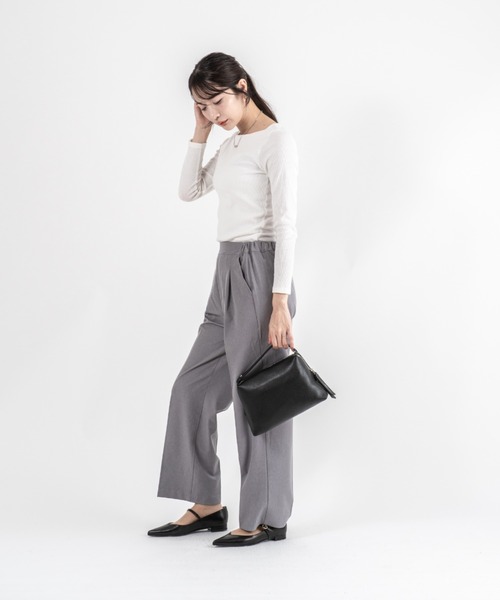 GIANNI CHIARINI（ジャンニ キアリーニ）の「【GIANNI CHIARINI/ジャンニキアリーニ】2WAY レザーハンドバッグ ショルダーバッグ アリファ M BS 8148 COMM GRN（ショルダーバッグ・レディース・ブラック・FREE）」の21枚目の写真