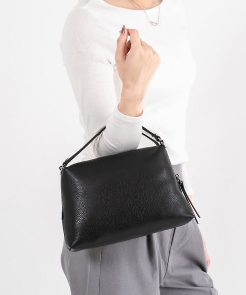 GIANNI CHIARINI（ジャンニ キアリーニ）の「【GIANNI CHIARINI/ジャンニキアリーニ】2WAY レザーハンドバッグ ショルダーバッグ アリファ M BS 8148 COMM GRN（ショルダーバッグ・レディース・ブラック・FREE）」の18枚目の写真