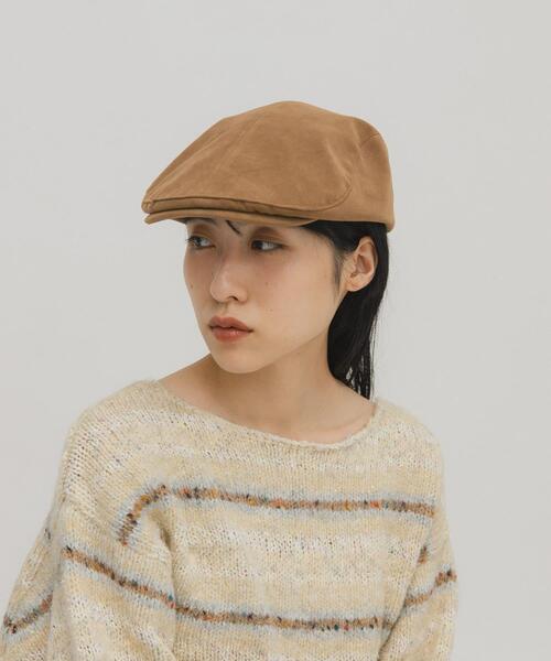 KBF（ケイビーエフ）の「センターステッチハンチング（ハンチング/ベレー帽・レディース・ブラウン・ONE）」の3枚目の写真