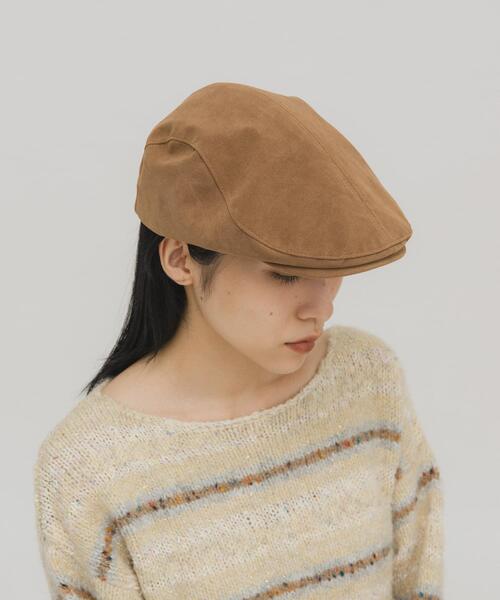 KBF（ケイビーエフ）の「センターステッチハンチング（ハンチング/ベレー帽・レディース・ブラウン・ONE）」の4枚目の写真