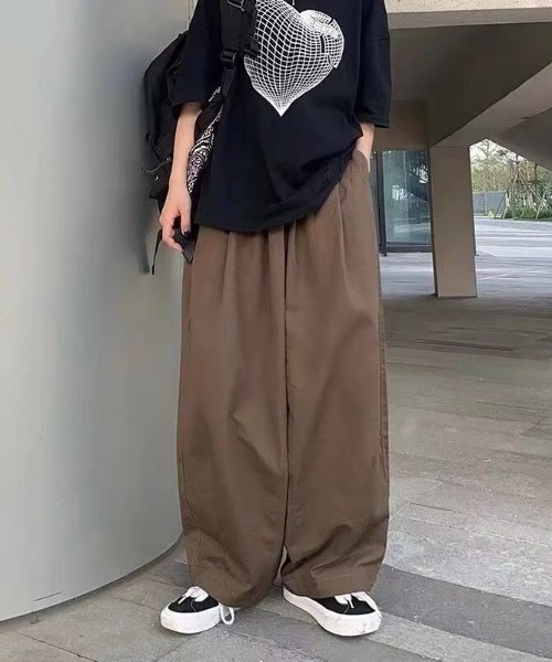 REBALANCE（リバランス）の「カジュアルワイドレッグパンツ（その他パンツ・メンズ・E/B/A/D/C・LARGE/MEDIUM）」の4枚目の写真