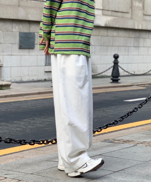 REBALANCE（リバランス）の「カジュアルワイドレッグパンツ（その他パンツ・メンズ・E/B/A/D/C・LARGE/MEDIUM）」の7枚目の写真