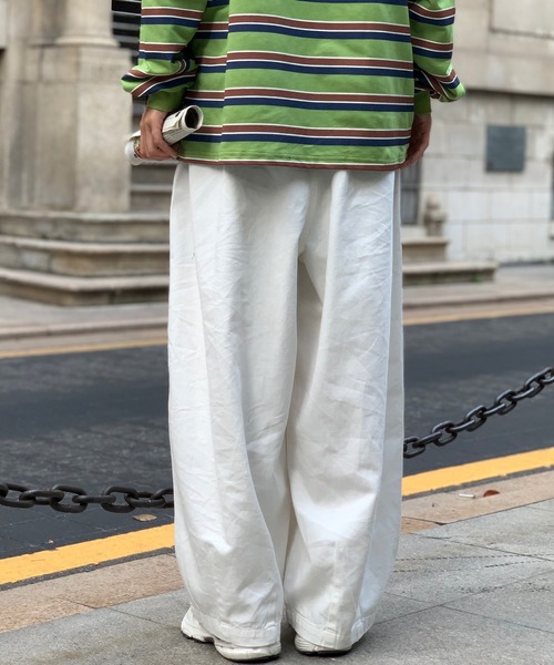 REBALANCE（リバランス）の「カジュアルワイドレッグパンツ（その他パンツ・メンズ・E/B/A/D/C・LARGE/MEDIUM）」の8枚目の写真