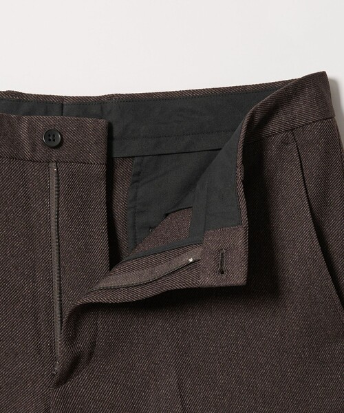 セール】【WEB限定 WARDROBE SMART】ウールライク ノープリーツ パンツ