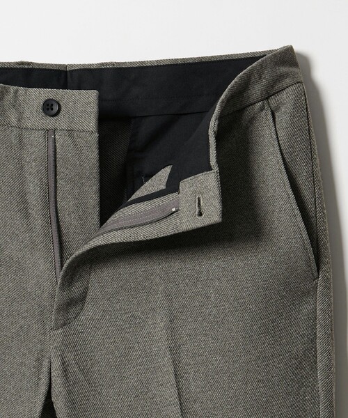 WEB限定 WARDROBE SMART】ウールライク ノープリーツ パンツ