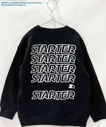 STARTER（スターター）の「キッズ STARTER スターター 裏起毛 オーバーサイズ トレーナー（スウェット）」