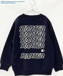 STARTER（スターター）の「キッズ STARTER スターター 裏起毛 オーバーサイズ トレーナー（スウェット）」