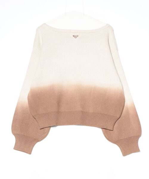 ROXY（ロキシー）の「ロキシー ROXY MAGIC HOUR TOPS（スウェット・レディース・ベージュ/グレー・XS-S/M-L）」の3枚目の写真