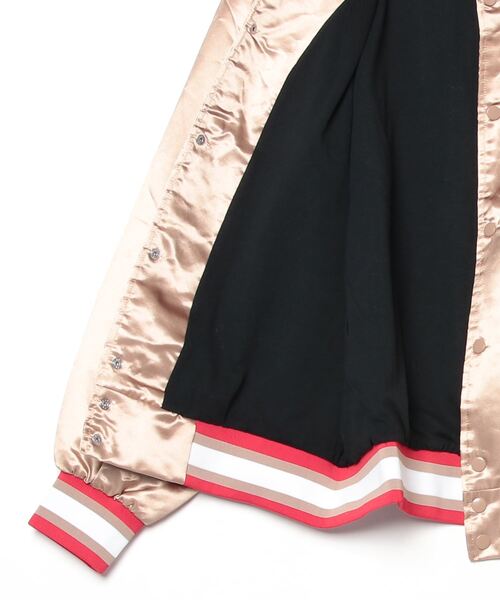 HUF(ハフ)の「【C-HUF】【HUF/ハフ】CRACKERJACK SATIN BASEBALL JACKET JK00372(ブルゾン・メンズ・オートミール・MEDIUM/X-LARGE)」の3枚目の写真