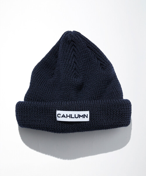 CAHLUMN（カウラム）の「CAHLUMN/カウラム Wool Rib Beanie/ウール リブビーニー（ニットキャップ/ビーニー・メンズ・ネイビー/ベージュ/グリーン/ブラウン/ホワイト/ブラック/ブルー・ONE SIZE）」の6枚目の写真