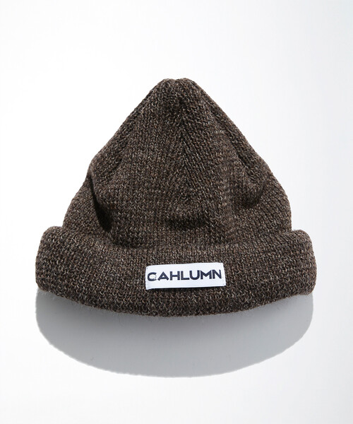 CAHLUMN（カウラム）の「CAHLUMN/カウラム Wool Rib Beanie/ウール リブビーニー（ニットキャップ/ビーニー・メンズ・ネイビー/ベージュ/グリーン/ブラウン/ホワイト/ブラック/ブルー・ONE SIZE）」の3枚目の写真