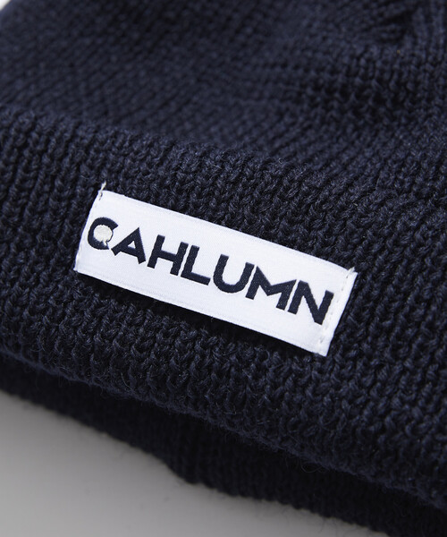 CAHLUMN（カウラム）の「CAHLUMN/カウラム Wool Rib Beanie/ウール リブビーニー（ニットキャップ/ビーニー・メンズ・ネイビー/ベージュ/グリーン/ブラウン/ホワイト/ブラック/ブルー・ONE SIZE）」の8枚目の写真