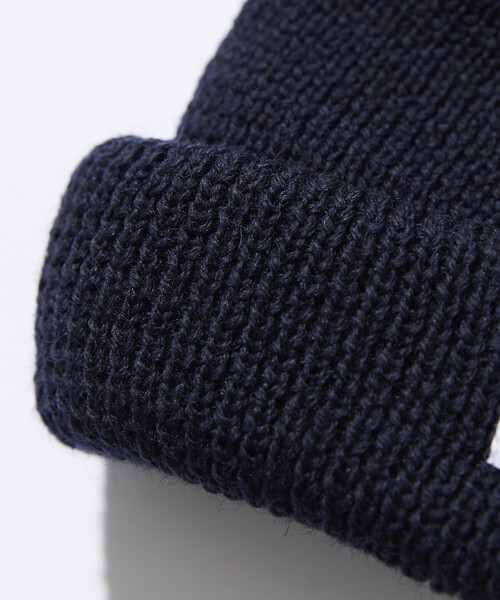 CAHLUMN（カウラム）の「CAHLUMN/カウラム Wool Rib Beanie/ウール リブビーニー（ニットキャップ/ビーニー・メンズ・ネイビー/ベージュ/グリーン/ブラウン/ホワイト/ブラック/ブルー・ONE SIZE）」の9枚目の写真