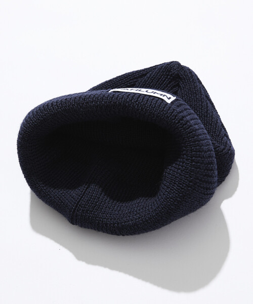CAHLUMN（カウラム）の「CAHLUMN/カウラム Wool Rib Beanie/ウール リブビーニー（ニットキャップ/ビーニー・メンズ・ネイビー/ベージュ/グリーン/ブラウン/ホワイト/ブラック/ブルー・ONE SIZE）」の10枚目の写真