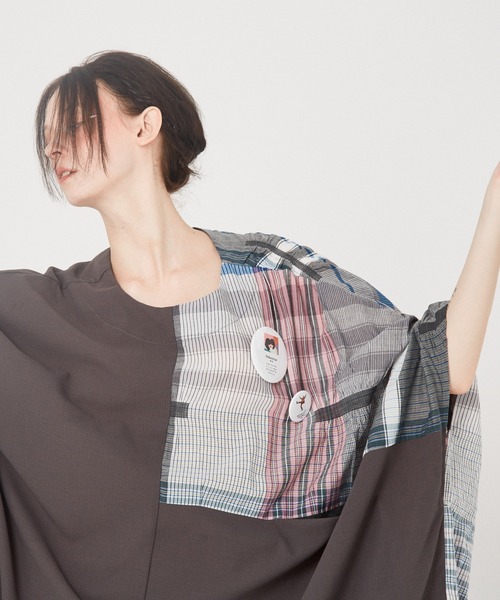 bedsidedrama（ベットサイドドラマ）の「Dress Maxi One-piece（ワンピース・レディース・インディゴブルー/ブルー/グレー・1/2）」の6枚目の写真