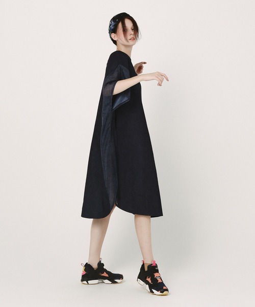 bedsidedrama（ベットサイドドラマ）の「Dress Maxi One-piece（ワンピース・レディース・インディゴブルー/ブルー/グレー・1/2）」の12枚目の写真