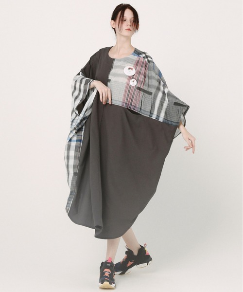 bedsidedrama（ベットサイドドラマ）の「Dress Maxi One-piece（ワンピース・レディース・インディゴブルー/ブルー/グレー・1/2）」の14枚目の写真