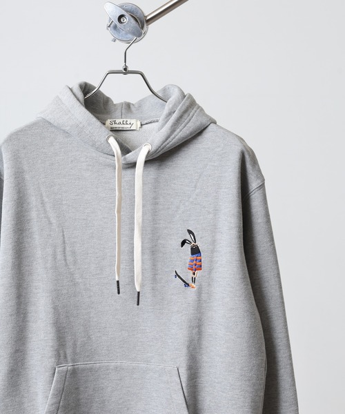 FUNALIVE（ファンアライブ）の「SHABBY シャビ プルパーカー フーディ unisex（パーカー・メンズ・杢グレー/ワイン/ブラック・XL/M/L）」の3枚目の写真