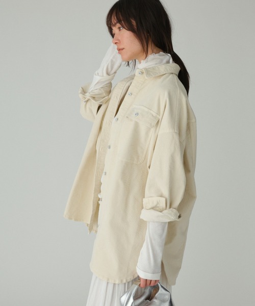 Healthy denim(ヘルシーデニム)の「【Healthy denim】Almondシャツ(シャツ/ブラウス・レディース・ブラウン/ナチュラル・フリー)」の2枚目の写真