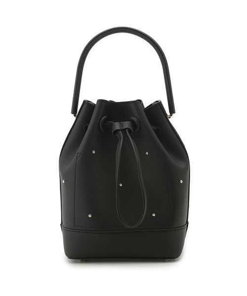 ドローストリングスタッズリボンバッグ（ハンドバッグ）｜FRAY I.D