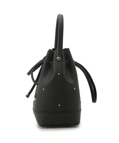 FRAY I.D（フレイアイディー）の「ドローストリングスタッズリボンバッグ（ハンドバッグ・レディース・ブラック・F）」の7枚目の写真