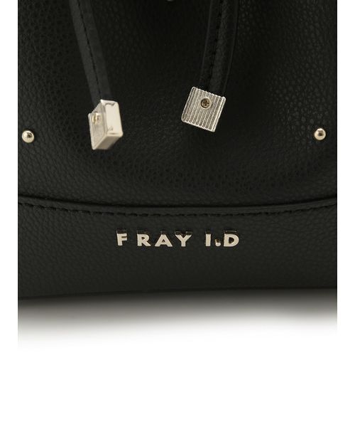 FRAY I.D（フレイアイディー）の「ドローストリングスタッズリボンバッグ（ハンドバッグ・レディース・ブラック・F）」の8枚目の写真