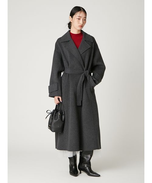 FRAY I.D（フレイアイディー）の「ドローストリングスタッズリボンバッグ（ハンドバッグ・レディース・ブラック・F）」の16枚目の写真