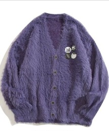 CELENA BEATS（セレナビーツ）の「主役級存在感 モヘアライク ジャギーニット カーディガン（カーディガン/ボレロ）」