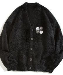 CELENA BEATS（セレナビーツ）の「主役級存在感 モヘアライク ジャギーニット カーディガン（カーディガン/ボレロ）」