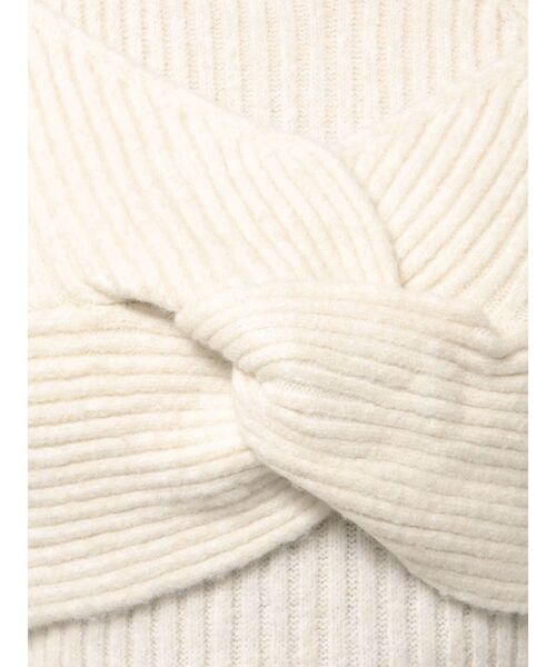 EATME（イートミー）の「ツイストニットワンピース（ワンピース・レディース・ブラック/ワイン/オフホワイト/グレー・FREE）」の12枚目の写真