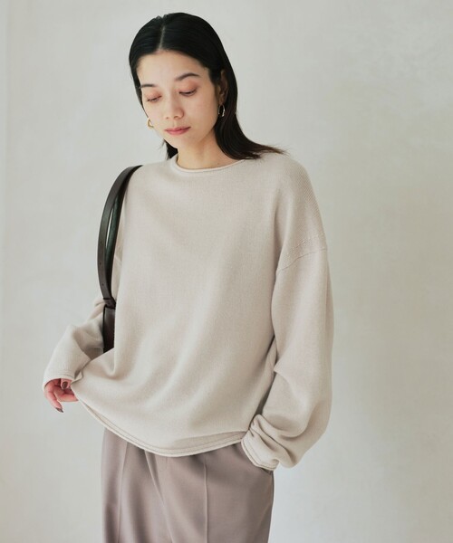 SERENITY ボートネック プルオーバー ニット（ニット/セーター