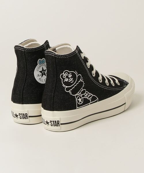 CONVERSE(コンバース)の「CONVERSE コンバース ALL STAR PLTS OG HI / KAWAISOUNI! オールスター PLTS OG HI 可哀想に! 31316600 31316601(スニーカー・レディース・ブラック/ライトブルー・23.0cm/23.5cm/24.0cm/24.5cm)」の3枚目の写真