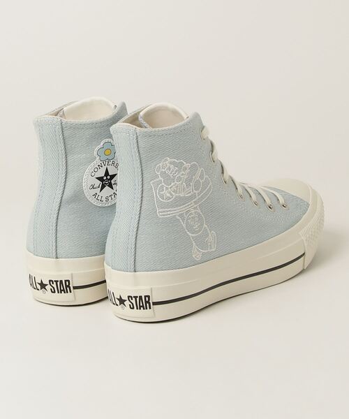 CONVERSE(コンバース)の「CONVERSE コンバース ALL STAR PLTS OG HI / KAWAISOUNI! オールスター PLTS OG HI 可哀想に! 31316600 31316601(スニーカー・レディース・ブラック/ライトブルー・23.0cm/23.5cm/24.0cm/24.5cm)」の6枚目の写真
