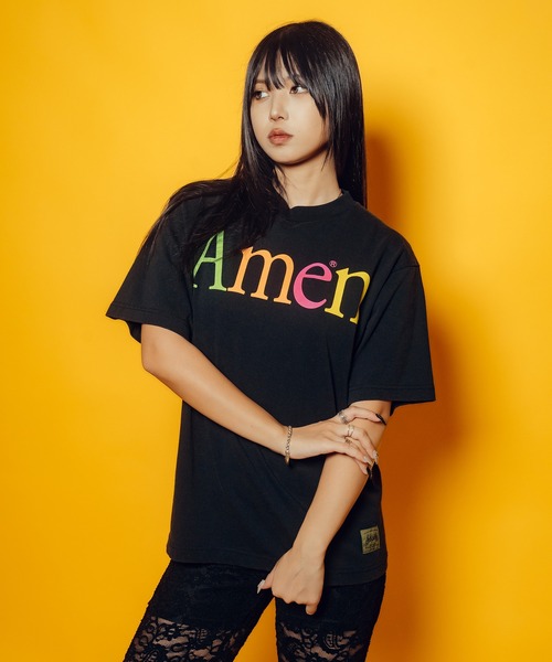 Subciety(サブサエティ)の「【WOMEN】Amen tee(Tシャツ/カットソー・レディース・ホワイト/ネイビー/ブラック・FREE)」の10枚目の写真