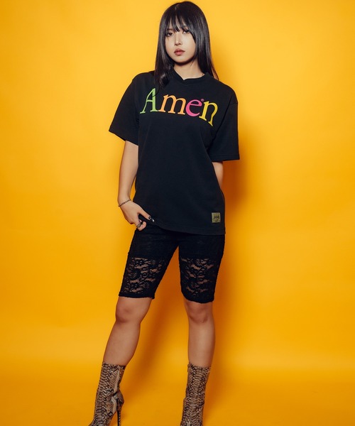 Subciety(サブサエティ)の「【WOMEN】Amen tee(Tシャツ/カットソー・レディース・ホワイト/ネイビー/ブラック・FREE)」の11枚目の写真
