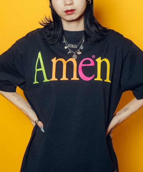 Subciety(サブサエティ)の「【WOMEN】Amen tee(Tシャツ/カットソー・レディース・ホワイト/ネイビー/ブラック・FREE)」の13枚目の写真