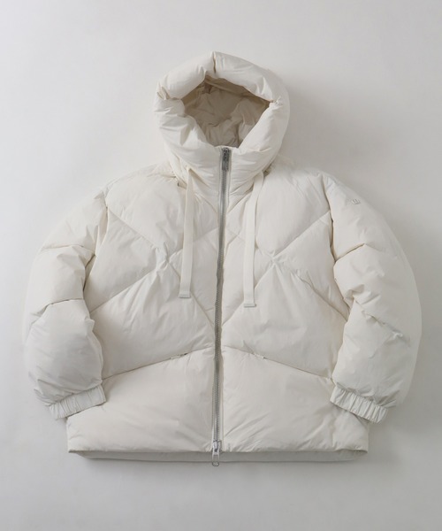 DUNO（デュノ）の「【DUNO/デュノ】PEGGIE  APRICA / ペギー フード付き ダウンジャケット（ダウンジャケット/コート・レディース・ブラック/カーキ/ブラウン/ホワイト・38/40/42）」の19枚目の写真