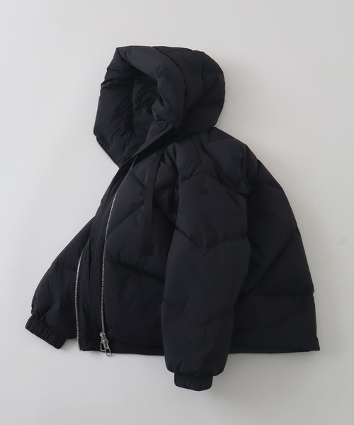 DUNO（デュノ）の「【DUNO/デュノ】PEGGIE  APRICA / ペギー フード付き ダウンジャケット（ダウンジャケット/コート・レディース・ブラック/カーキ/ブラウン/ホワイト・38/40/42）」の5枚目の写真